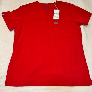 NWT Figs Catarina One Pocket Scrub Top - Womens Medium